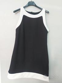 Vestito bianco e nero