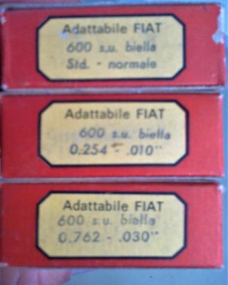Bronzine Fiat 600 1°serie - 600 D - 1100 B E D R