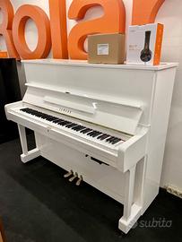 PIANOFORTE VERTICALE YAMAHA U1E BIANCO + SILENT