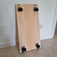 Supporto Case PC con Ruote Pedana in Legno mobile