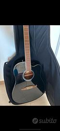 Fender FA125CE Dreadnought black con custodia