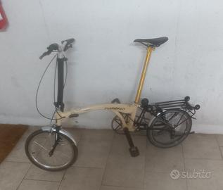Bicicletta pieghevole tipo Brompton Flamingo Biciclette In