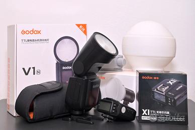 GODOX V1+TRIGGER+DIFFUSORE - per NIKON