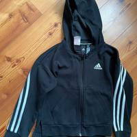Felpa bambina Adidas 7-8 anni
