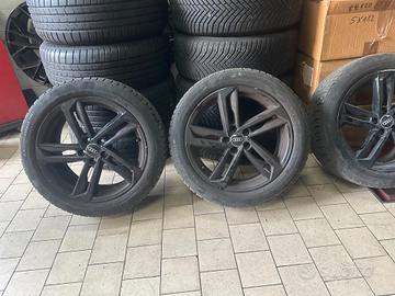 4 CERCHI CON GOMME X AUDI A1 ORIGINALI AUDI CON 20