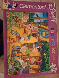 Puzzle clementoni super color maxi 60 pz e 104 pz