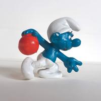 Puffo giocatore di bowling - vintage 1979