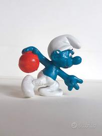Puffo giocatore di bowling - vintage 1979