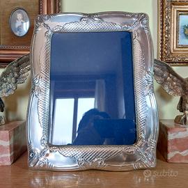 GREGGIO Cornice Portafoto Specchio in Argento 925