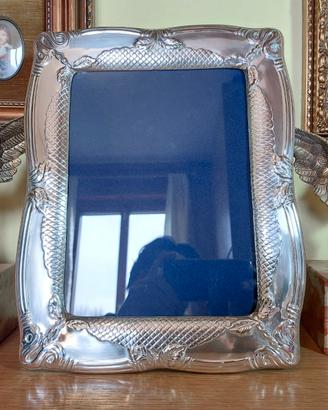 GREGGIO Cornice Portafoto Specchio in Argento 925