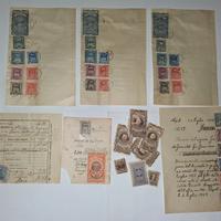 lotto Documenti ricevute con marche da bollo 
