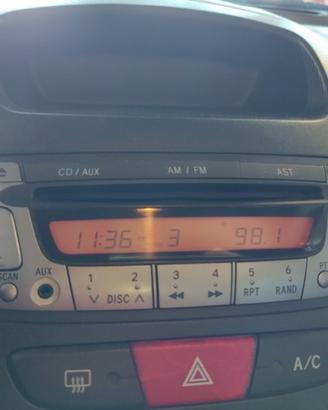 Autoradio CITROEN C1 del 2008