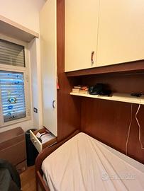 Cameretta bambini con armadio a ponte