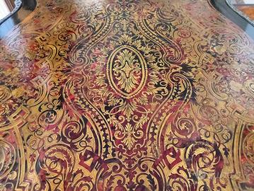 Raro tavolo in stile Boulle 