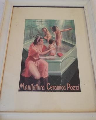 quadri stampe manifattura ceramiche Pozzi