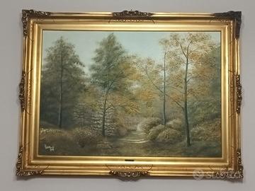Quadro"Nel bosco autunnale all'infinito"di Parena