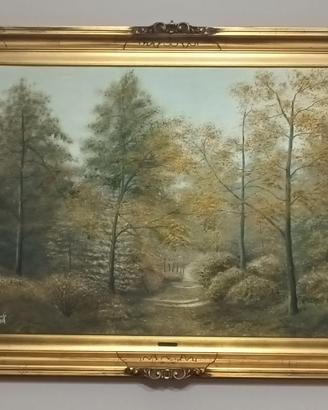 Quadro"Nel bosco autunnale all'infinito"di Parena
