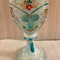 Calice antico in vetro XIX secolo FRANCIA