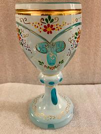 Calice antico in vetro XIX secolo FRANCIA