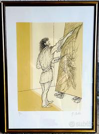 Litografia di Fabrizio Clerici