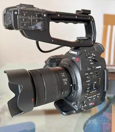 Canon c100 + Canon Efs 18-135usm + K&F Concept CM