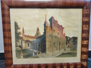 Quadri fine 800 "Certosa di Pavia" -Marioni-