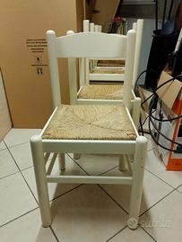 6 SEDIE ROBUSTE E BEN TENUTE