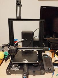 stampante 3d Ender 3 V2 con upgrade 