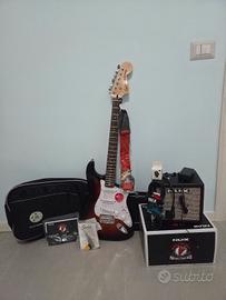 Squier Stratocaster + Amp NUX | Set completo