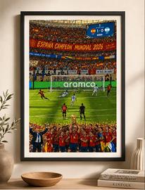 Quadro Spagna Campione Mondiale 2026