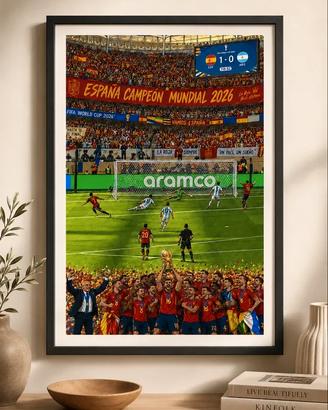 Quadro Spagna Campione Mondiale 2026