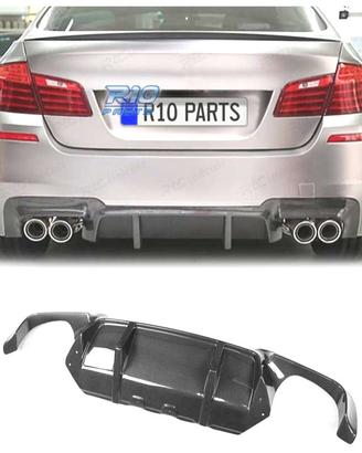 DIFFUSORE BMW F10 F11 LOOK M5 NERO LUCIDO