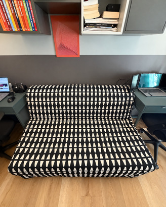Divano letto IKEA LYCKSELE con fodera fantasia