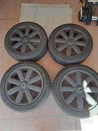 cerchi originali e pneumatici 4 stag x minicooper