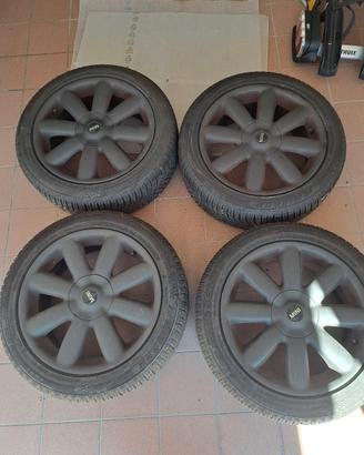cerchi originali e pneumatici 4 stag x minicooper