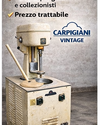 Macchina da gelato storica Carpigiani vintage