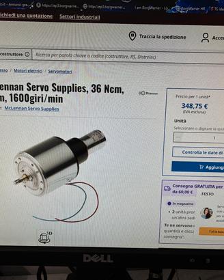 Servomotore McLennan Servo Supplies 36Ncm