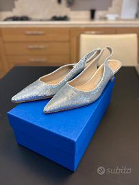 Décolleté Stuart Weitzman Argento Paillettes