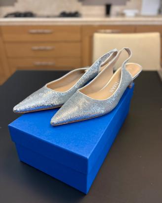 Décolleté Stuart Weitzman Argento Paillettes
