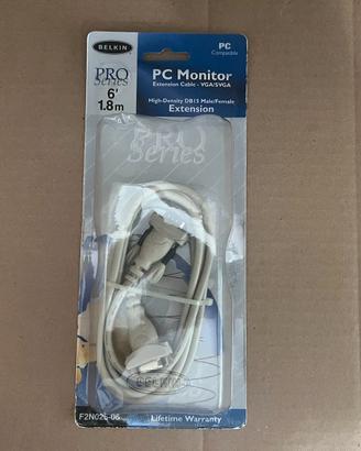 CAVO PROLUNGA MONITOR BELKIN SERIE PRO VGA SVGA BL