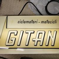 GITAN MOTO '50 insegna tabella ORIGINAL conservata