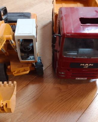 Camion + scavatore bruder