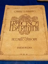 Francesca da Rimini G D Annunzio libretto