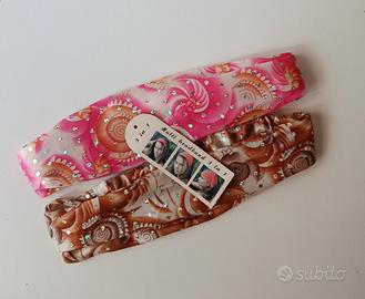 Set di due fasce/bandana per capelli 