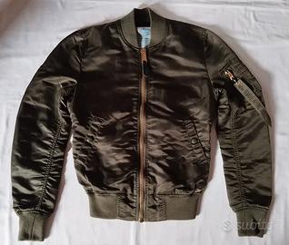 Alpha Industries Giubbotto Invernale Donna MA-1 ALS In Nylon Ripstop Con Cappuccio - Vestibilità Regolare - 4