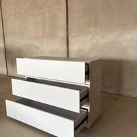Cassetti nuovi bianchi 1200x450x310