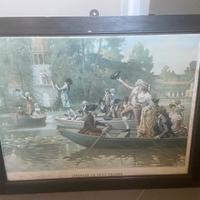 quadro con cornice antica