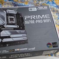 scheda madre asus prime x670e pro wifi 