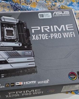 scheda madre asus prime x670e pro wifi 