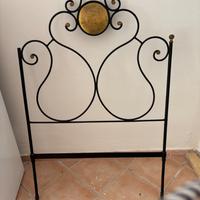 Testiera letto ferro battuto